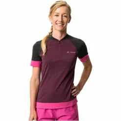 Damen Vaude Shirts Und Tops*WOMEN'S ALTISSIMO Q-ZIP SHIRT Damen - Fahrradtrikot