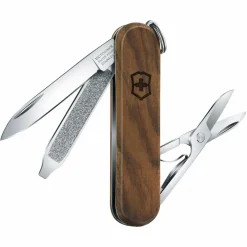 Victorinox CLASSIC SD WOOD - Schweizer Taschenmesser^ Schlüsselanhänger|Schweizer Messer