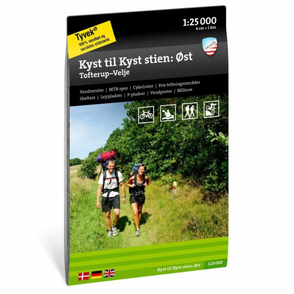 Fahrradkarten|Fahrradkarten*VON KÜSTE ZU KÜSTE - ÖSTLICHER TEIL - Karte