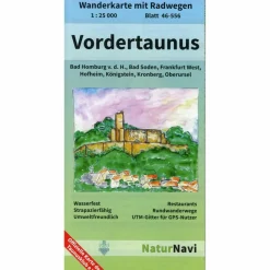 VORDERTAUNUS 1:25.000, BLATT 46-556 - Wanderkarte^ Wanderkarten Und Winterkarten|Wanderkarten Und Winterkarten