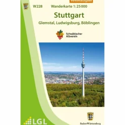 W228 STUTTGART - GLEMSTAL, LUDWIGSBURG, BÖBLINGEN - Wanderkarte^ Wanderkarten Und Winterkarten|Wanderkarten Und Winterkarten