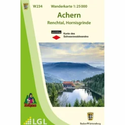 W234 WANDERKARTE 1:25 000 ACHERN^ Wanderkarten Und Winterkarten|Wanderkarten Und Winterkarten