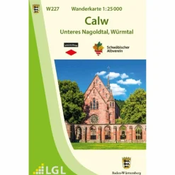 Wanderkarten Und Winterkarten|Wanderkarten Und Winterkarten*W227 WANDERKARTE 1:25 000 CALW
