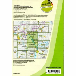 Wanderkarten Und Winterkarten|Wanderkarten Und Winterkarten*W203 WANDERKARTE 1:25 000 EBERBACH