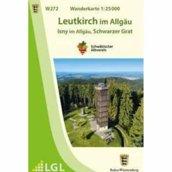 Wanderkarten Und Winterkarten|Wanderkarten Und Winterkarten*W272 WANDERKARTE 1:25 000 LEUTKIRCH IM ALLGÄU