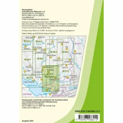 W271 WANGEN IM ALLGÄU - WALDBURG, LINDAU (BODENSEE) - Wanderkarte^ Wanderkarten Und Winterkarten|Wanderkarten Und Winterkarten