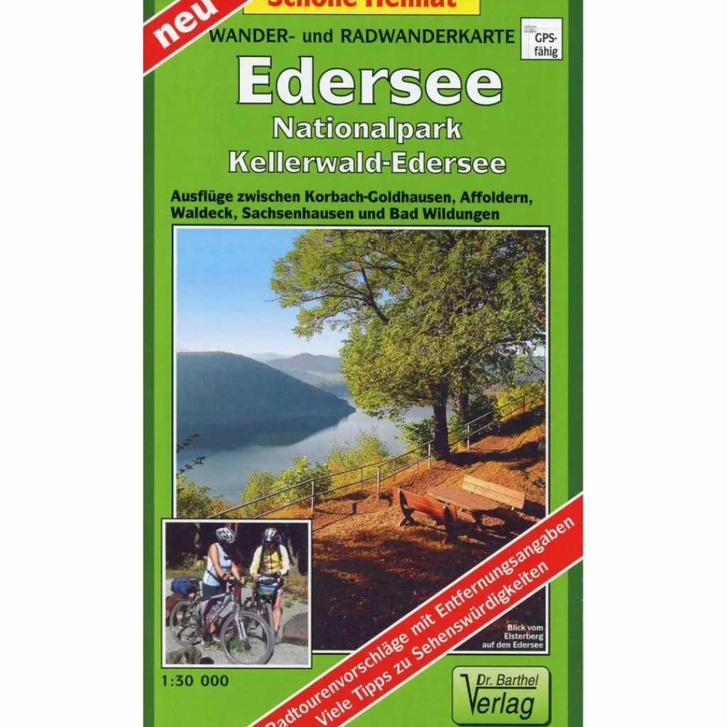 Fahrradkarten|Wanderkarten Und Winterkarten*WANDER- UND RADWANDERKARTE EDERSEE, NATI - Wanderkarte