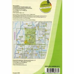 Wanderkarten Und Winterkarten|Wanderkarten Und Winterkarten*WANDERKARTE 1:25 000 FREIBURG IM BREISGAU