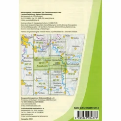 WANDERKARTE 1:25 000 SINSHEIM^ Wanderkarten Und Winterkarten|Wanderkarten Und Winterkarten