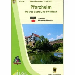 WANDERKARTE 1:25000 PFORZHEIM^ Wanderkarten Und Winterkarten|Wanderkarten Und Winterkarten