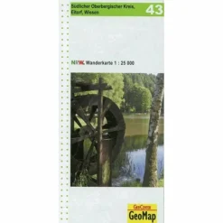 WANDERKARTE 43 SÜDLICHER OBERBERGISCHER KREIS - Wanderkarte^ Wanderkarten Und Winterkarten|Wanderkarten Und Winterkarten