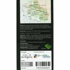 WANDERKARTE BERGISCHES LAND #2 1:25.000 - Wanderkarte^ Wanderkarten Und Winterkarten|Wanderkarten Und Winterkarten