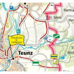 WANDERKARTE GOLDSTEIG 1 : 50 000 - Wanderkarte^ Wanderkarten Und Winterkarten|Wanderkarten Und Winterkarten