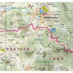 WANDERKARTE GOLDSTEIG 1 : 50 000 - Wanderkarte^ Wanderkarten Und Winterkarten|Wanderkarten Und Winterkarten