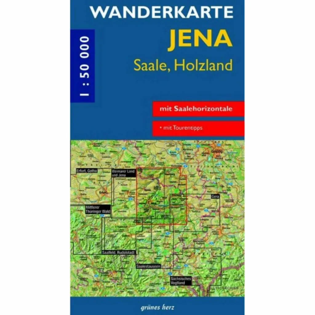 WANDERKARTE JENA, SAALE, HOLZLAND^ Wanderkarten Und Winterkarten|Wanderkarten Und Winterkarten