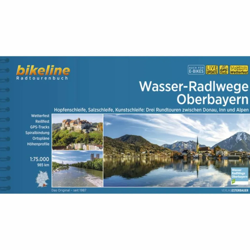 Radwanderführer Und Mountainbikeführer*WASSER-RADLWEGE OBERBAYERN - Radwanderführer