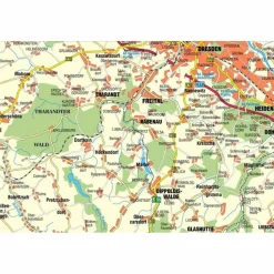 WEIßERITZTÄLER THARANDER WALD - Wanderkarte^ Fahrradkarten|Wanderkarten Und Winterkarten