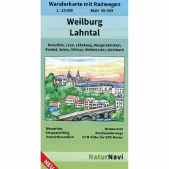 WEILBURG - LAHNTAL 1 : 25 000, BLATT 45- - Wanderkarte^ Wanderkarten Und Winterkarten|Wanderkarten Und Winterkarten
