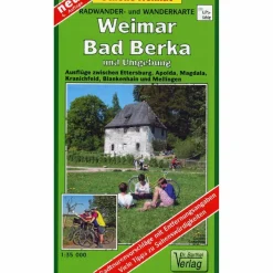 Fahrradkarten|Wanderkarten Und Winterkarten*WEIMAR, BAD BERKA UND UMGEBUNG 1:35.000 - Wanderkarte