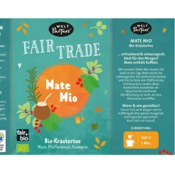 WELTPARTNER Verpflegung*MATE MIO KRÄUTERTEE BIO TEEBEUTEL