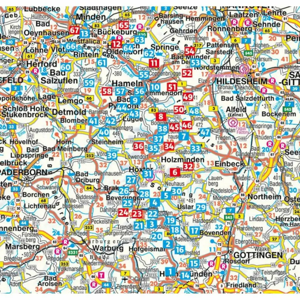 WESERBERGLAND - Wanderführer^ Wanderführer