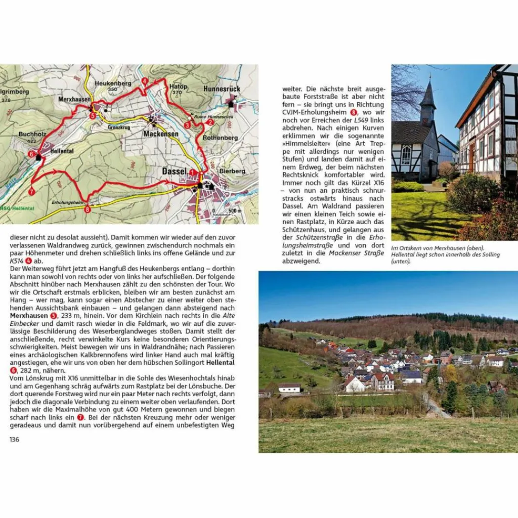 WESERBERGLAND - Wanderführer^ Wanderführer