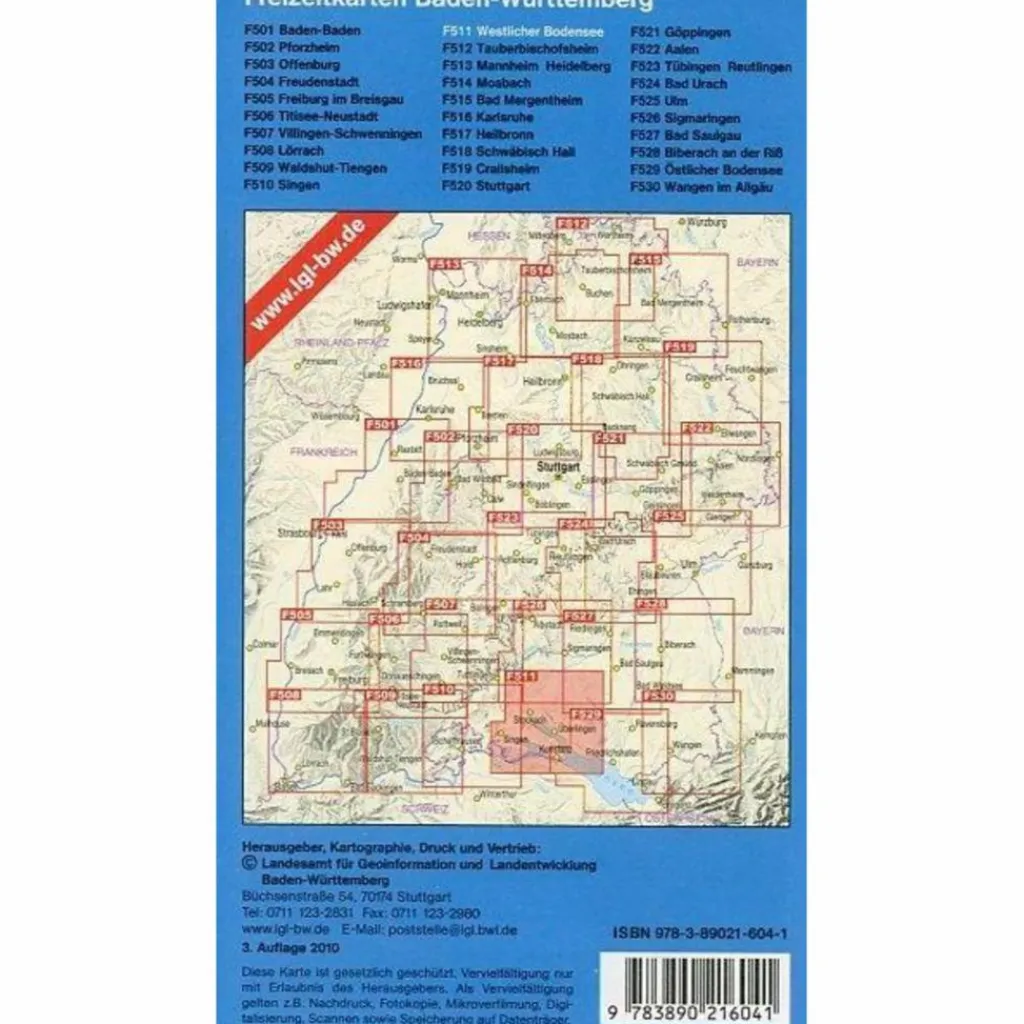 WESTLICHER BODENSEE. FREIZEITKARTE 1 : 5 - Wanderkarte^ Fahrradkarten|Wanderkarten Und Winterkarten