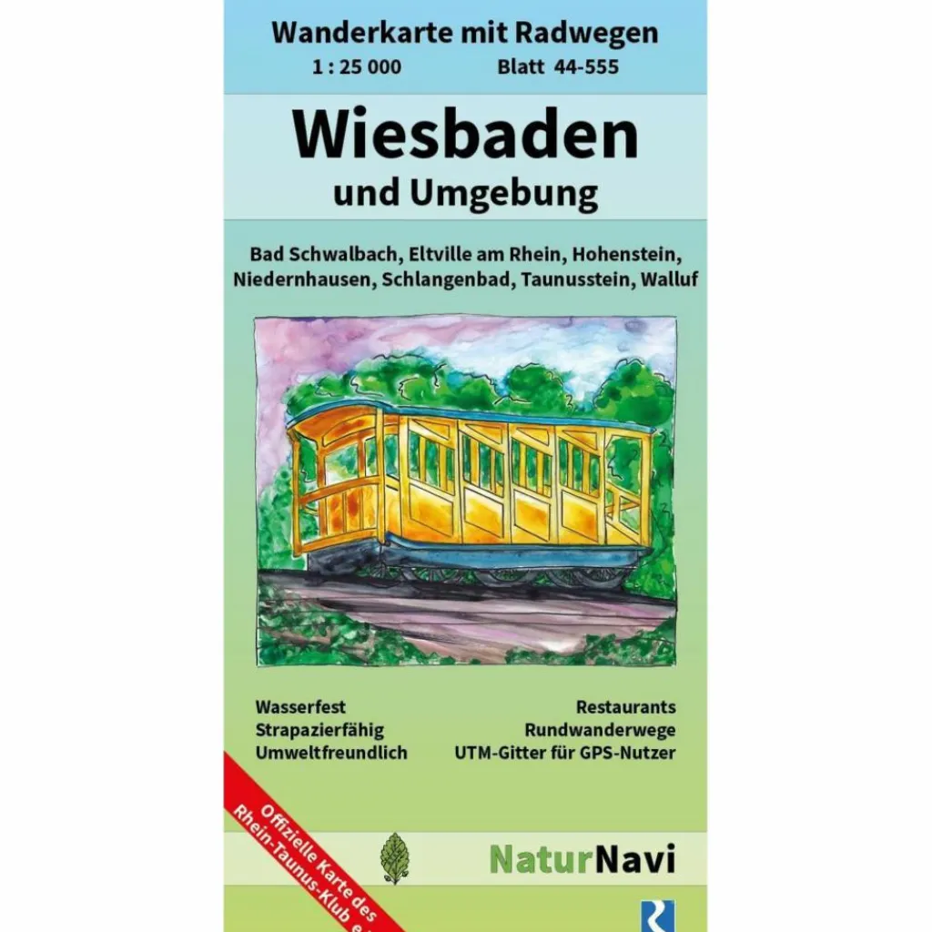 WIESBADEN UND UMGEBUNG 1:25.000 - Wanderkarte^ Wanderkarten Und Winterkarten|Wanderkarten Und Winterkarten