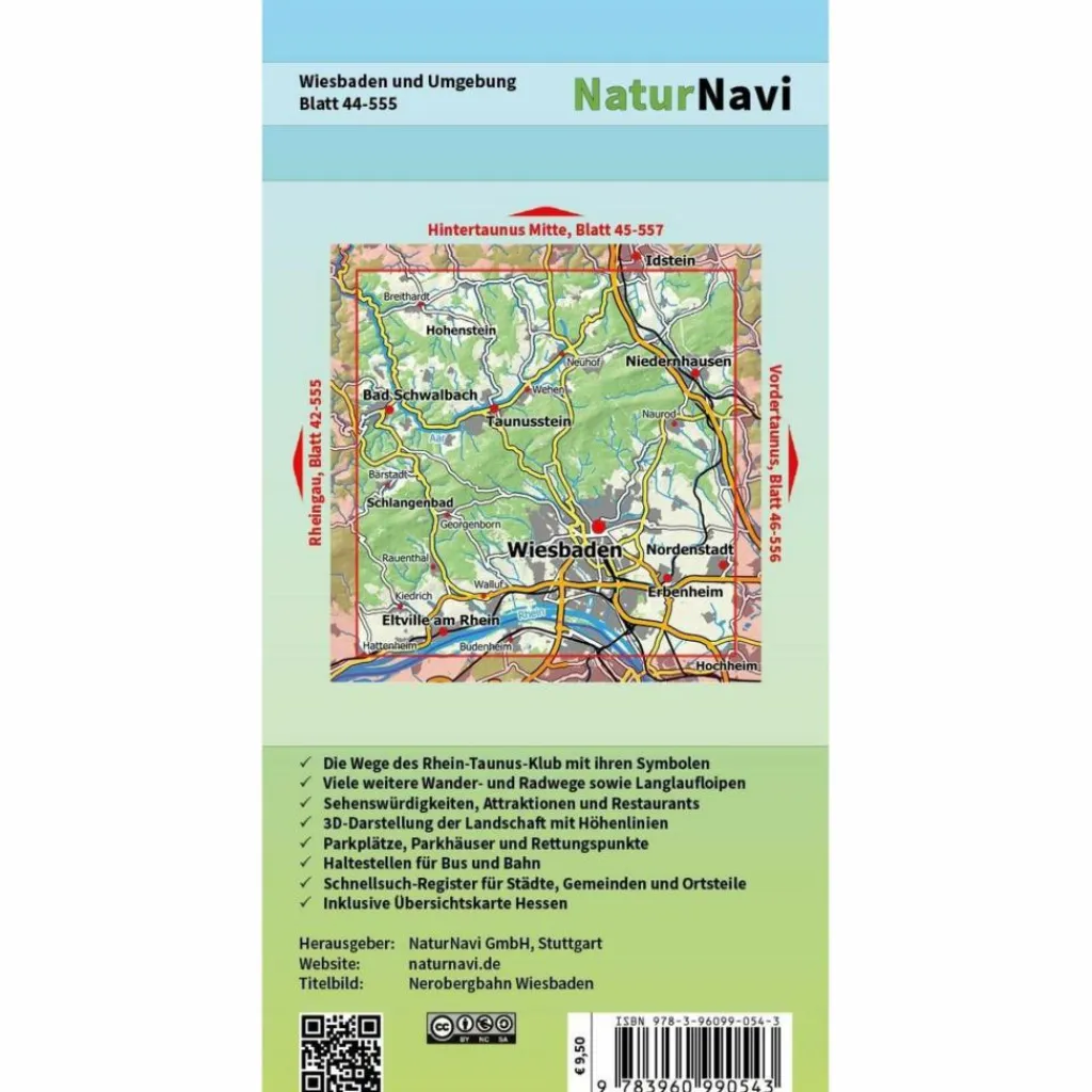 WIESBADEN UND UMGEBUNG 1:25.000 - Wanderkarte^ Wanderkarten Und Winterkarten|Wanderkarten Und Winterkarten