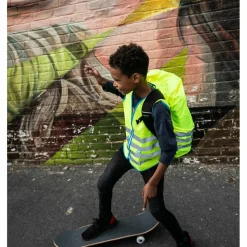 Wowow REFLEX-KINDERWESTE FUN JACKET Unisex - Weste^Damen/Kinder Reflektierendes Zubehör|Fahrradausrüstung Für Kinder