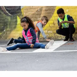 Wowow REFLEX-KINDERWESTE FUN JACKET Unisex - Weste^Damen/Kinder Reflektierendes Zubehör|Fahrradausrüstung Für Kinder