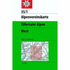 Wanderkarten Und Winterkarten|Wanderkarten Und Winterkarten*ZILLERTALER ALPEN - WEST 1:25 000